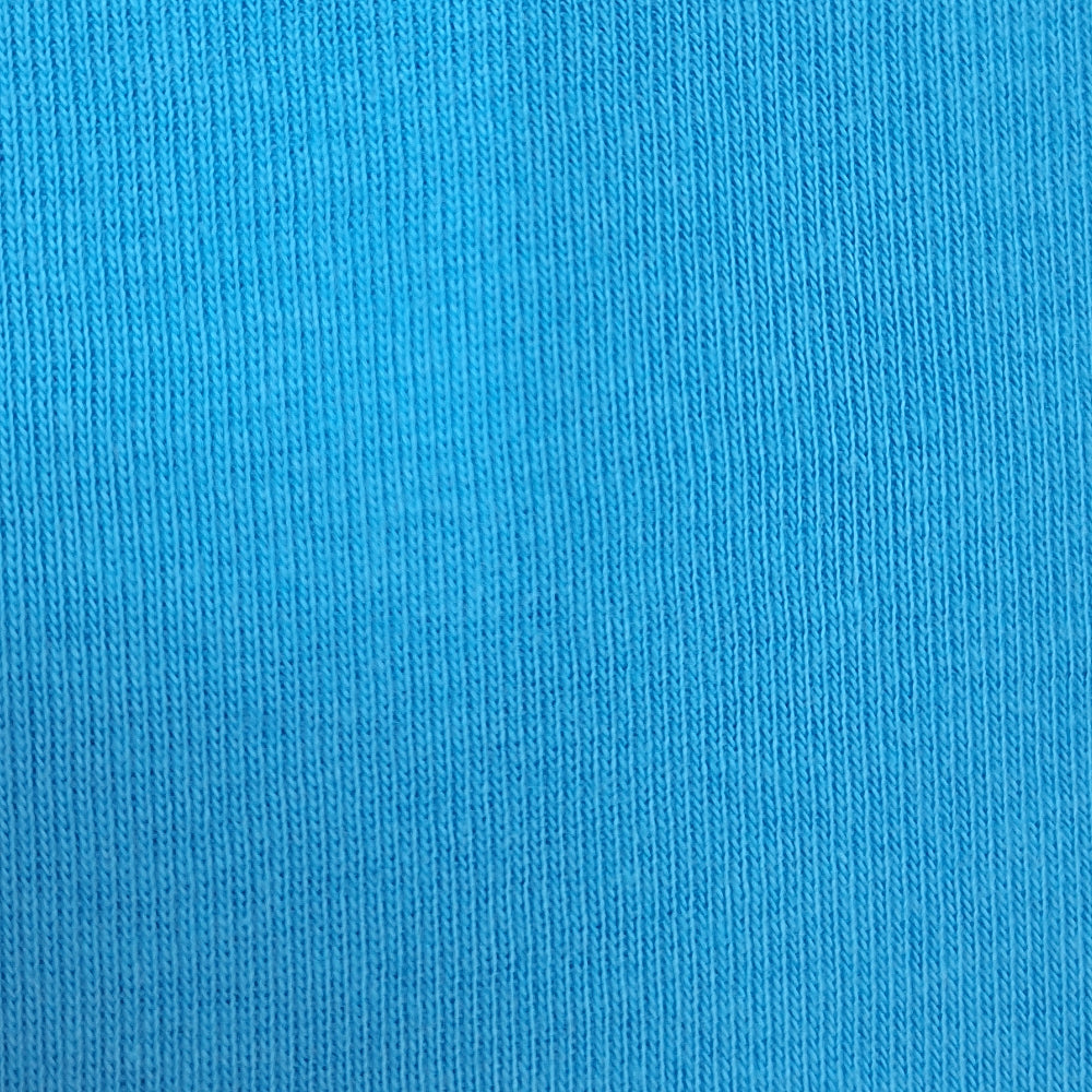 7947b CAMISETA CUELLO ALTO MANGA LARGA 100% ALGODÓN 270-Turquesa