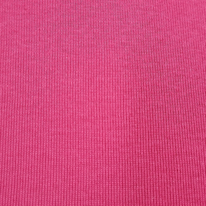 7947b CAMISETA CUELLO ALTO MANGA LARGA 100% ALGODÓN 744-Frambuesa