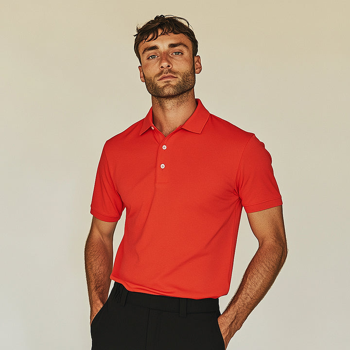 7291 POLO PIQUÉ CON PUÑO. CORTE HOLGADO