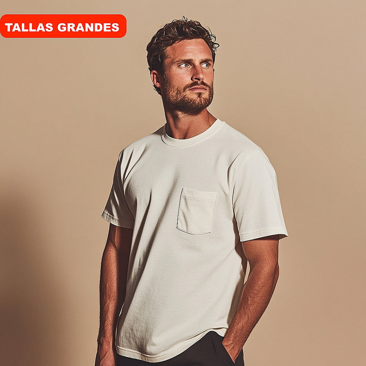 7335b CAMISETA MANGA CORTA CON BOLSILLO