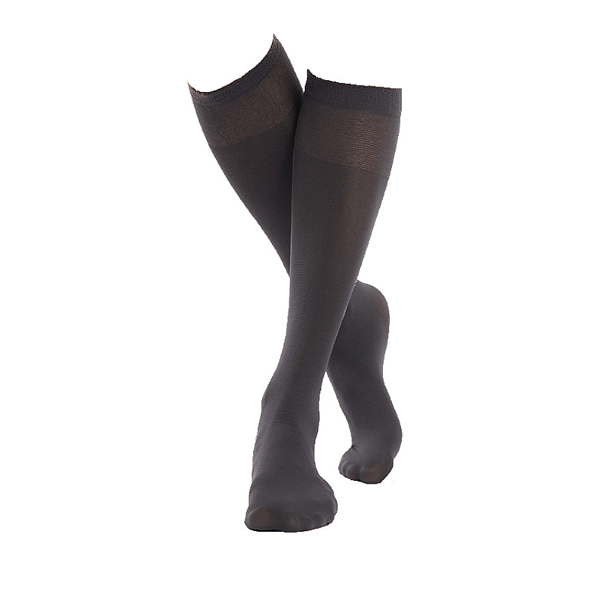 PACK 2 CALCETINES MICROFIBRA 70 DEN Gris Única