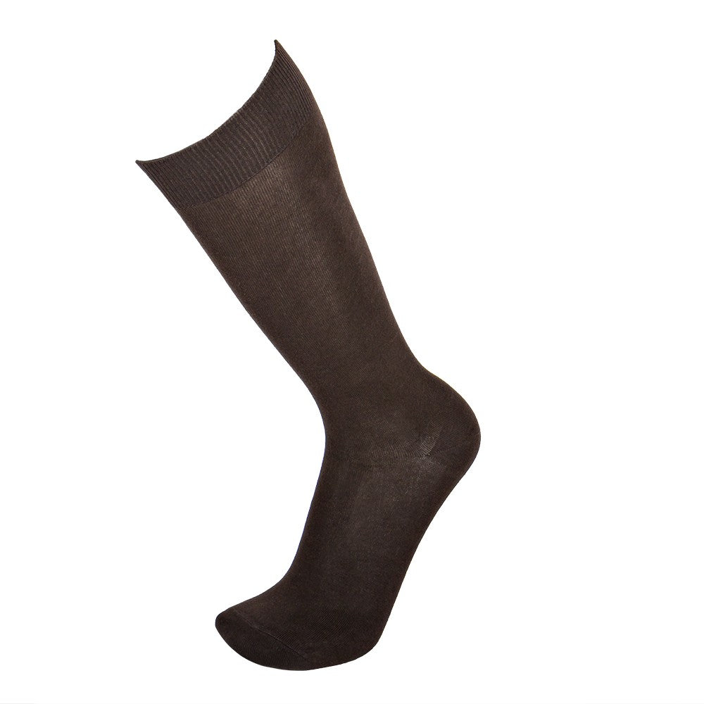 4415 CALCETÍN ELÁSTICO ALTO 058-Marrón