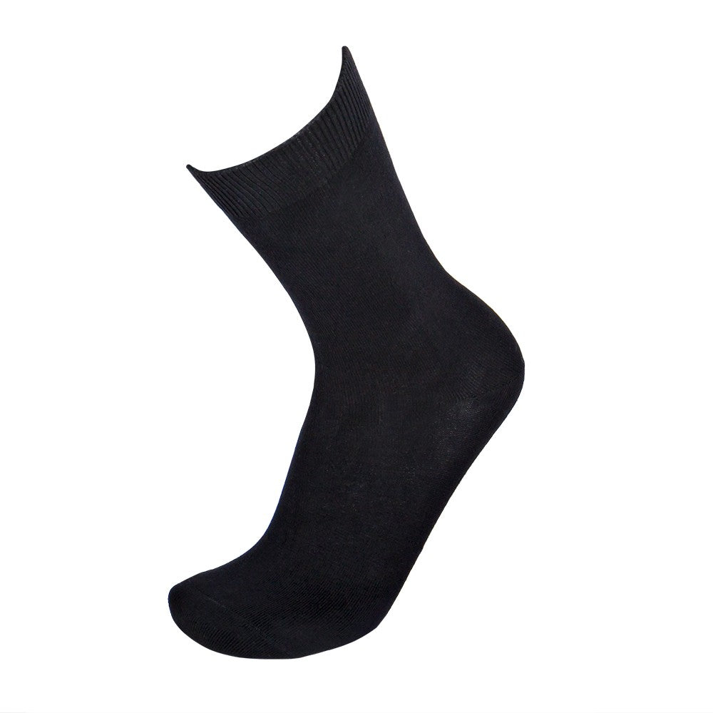 4450 CALCETÍN LISO 009-Negro