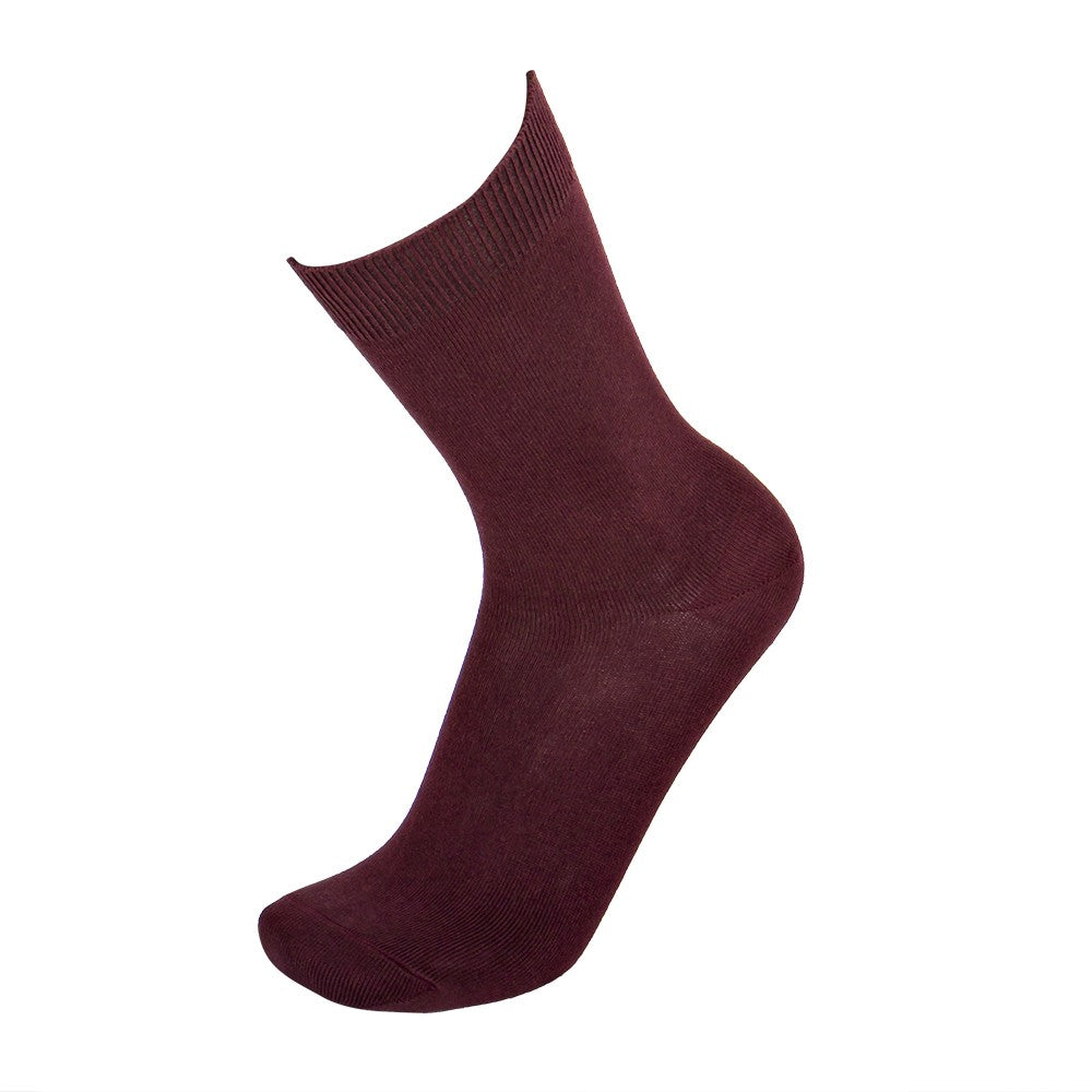 4450 CALCETÍN LISO 789-Granate