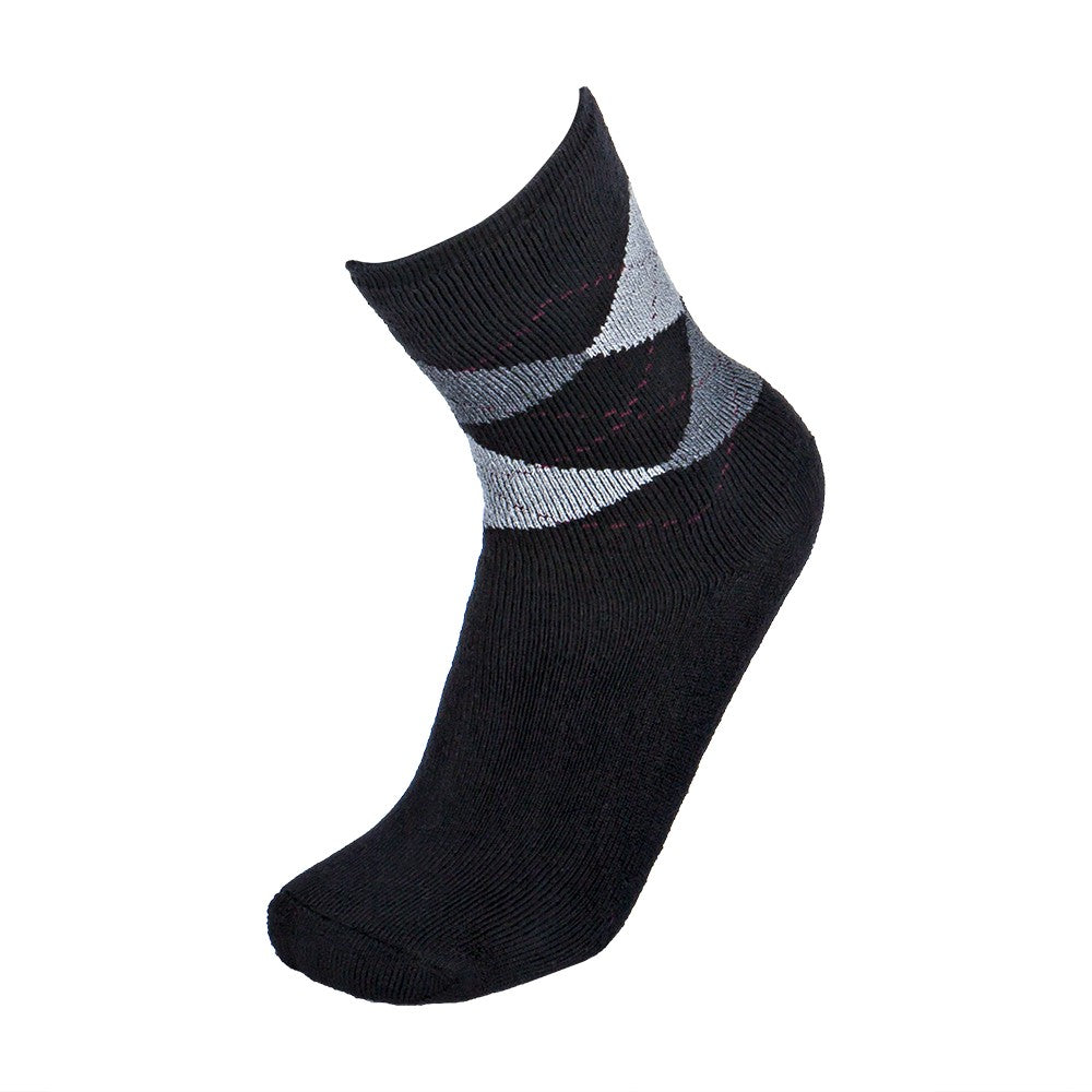 4470 CALCETÍN TÉRMICO ROMBOS 009-Negro Única