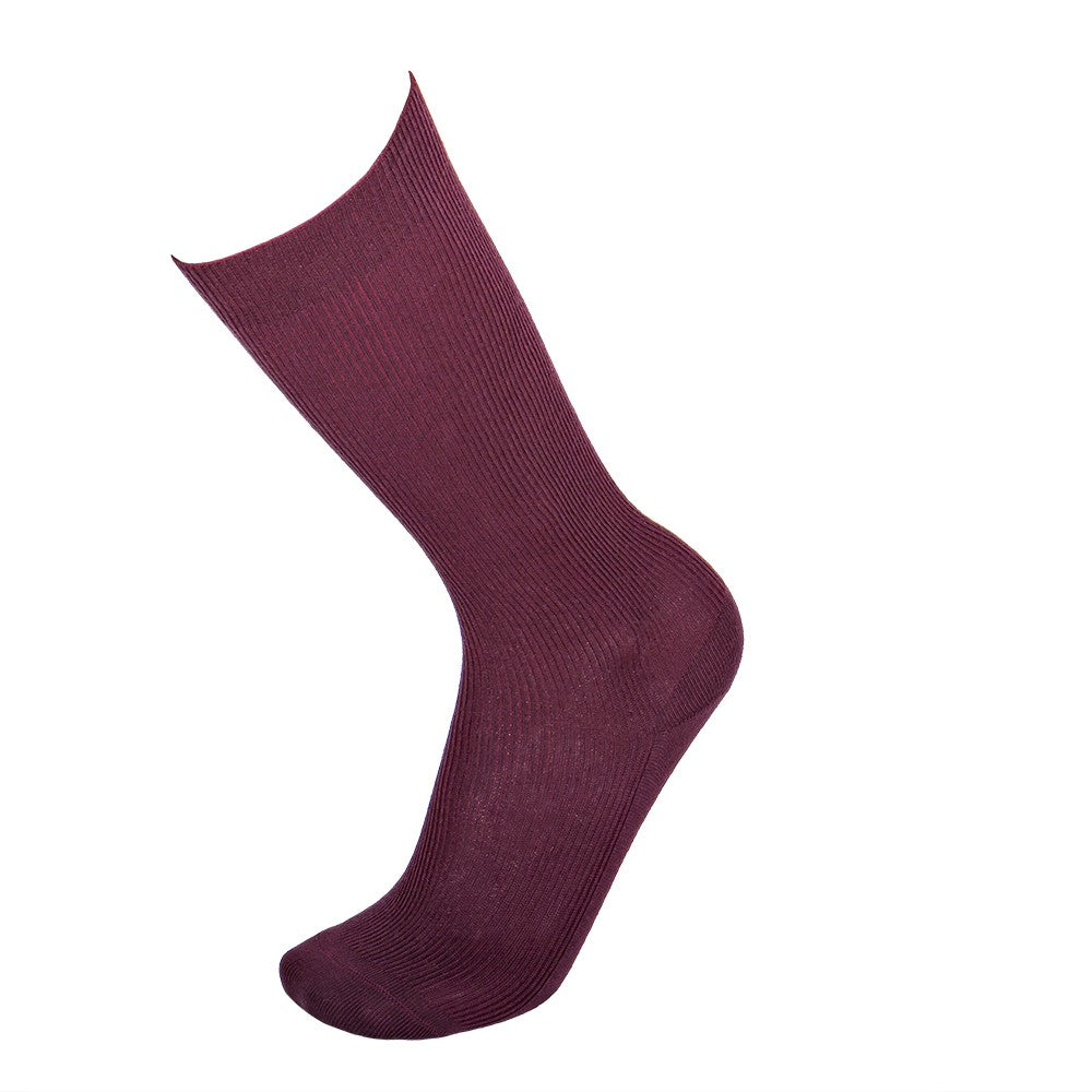4473 CALCETÍN ALTO CANALÉ SECADO RÁPIDO 789-Granate Única