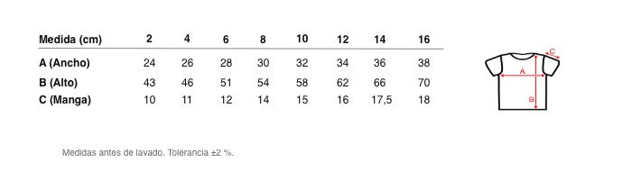 Medidas reales de 9152 THERMAL FLEECE SHORT-SLEEVE T-SHIRT