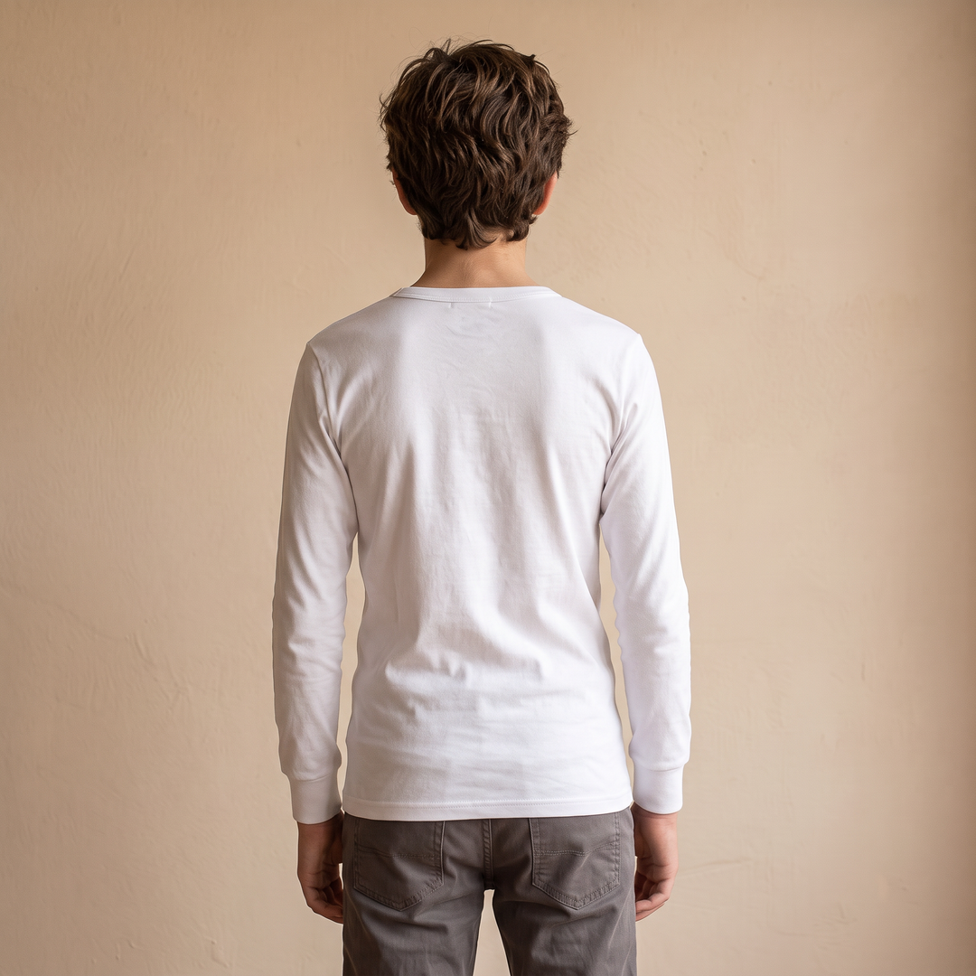 9153 CAMISETA MANGA LARGA AFELPADA TÉRMICA