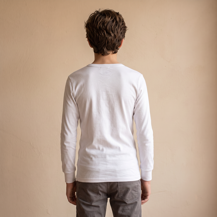 9153 CAMISETA MANGA LARGA AFELPADA TÉRMICA