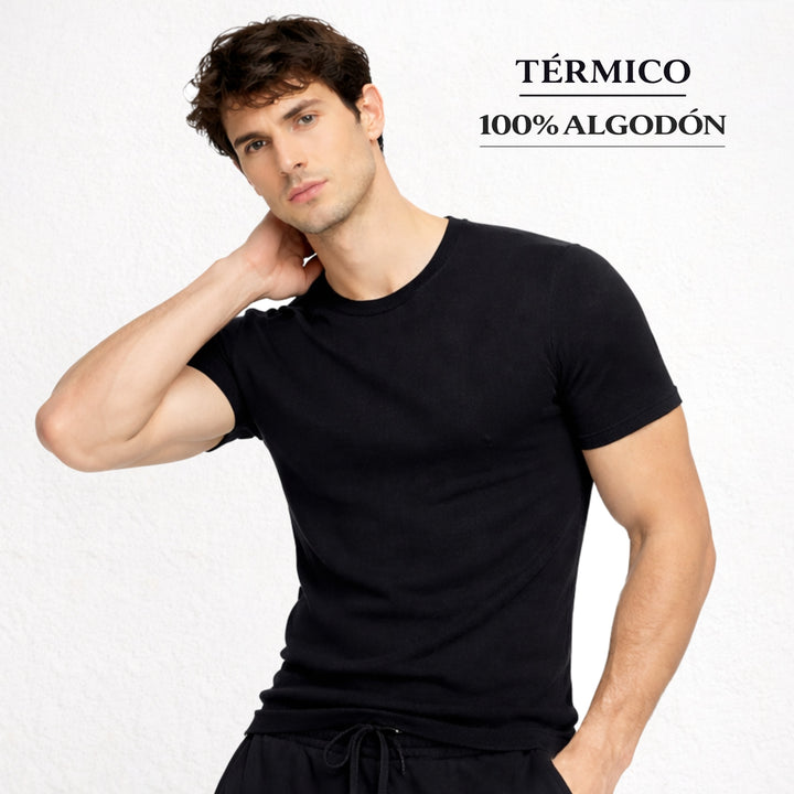 9252 CAMISETA MANGA CORTA AFELPADA TÉRMICA