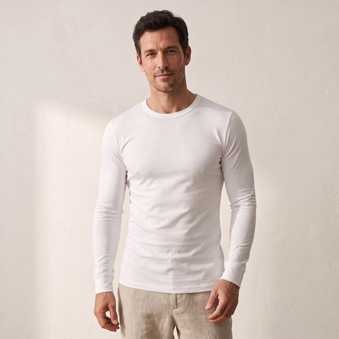 9253 CAMISETA MANGA LARGA AFELPADA TÉRMICA