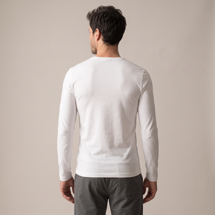 9269 CAMISETA MANGA LARGA TEJIDO ADAPTABLE. CUELLO V