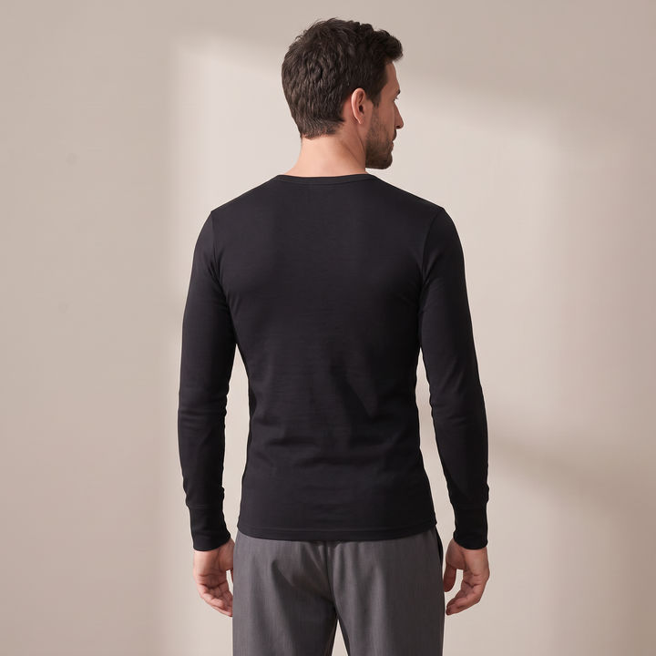 9269 CAMISETA MANGA LARGA TEJIDO ADAPTABLE. CUELLO V