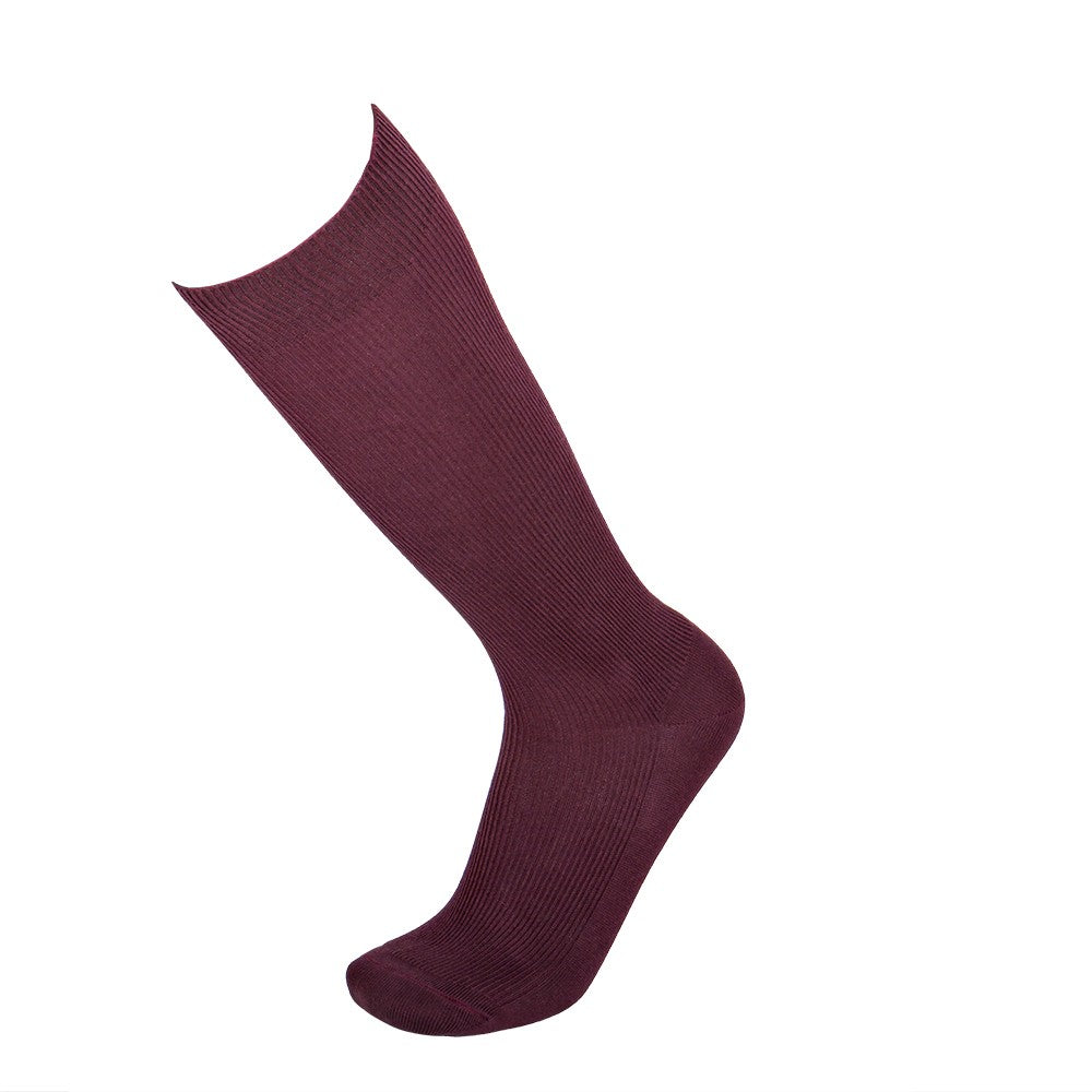 4497 CALCETINES CANALÉ ALTOS 100% ALGODÓN ANTIALÉRGICO 789-Granate