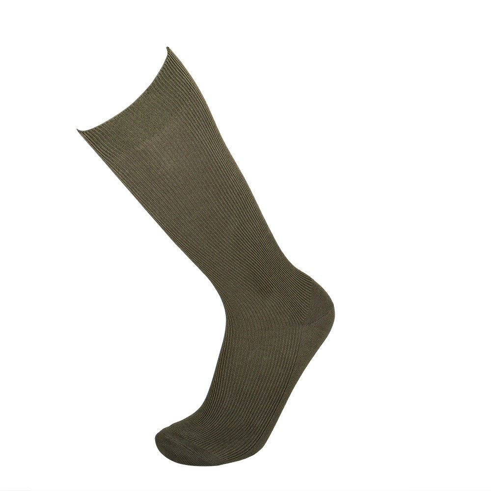 4497 CALCETINES CANALÉ ALTOS 100% ALGODÓN ANTIALÉRGICO 846-Verde Kaki