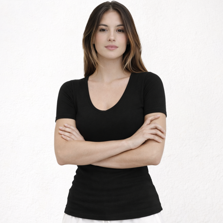 9817b CAMISETA MANGA CORTA AFELPADA TÉRMICA ADAPTABLE